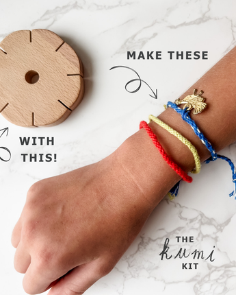 The Kumi Wheel Bracelet Making Kit