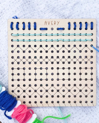 Learn to Stitch Wooden Embroidery Project Board