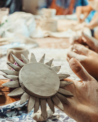 Mondays Hand Building with Clay Pottery Class for Ages 7+