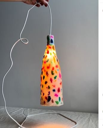 July 8th - Wet Felting Wooly Lamp or Vessel Workshop